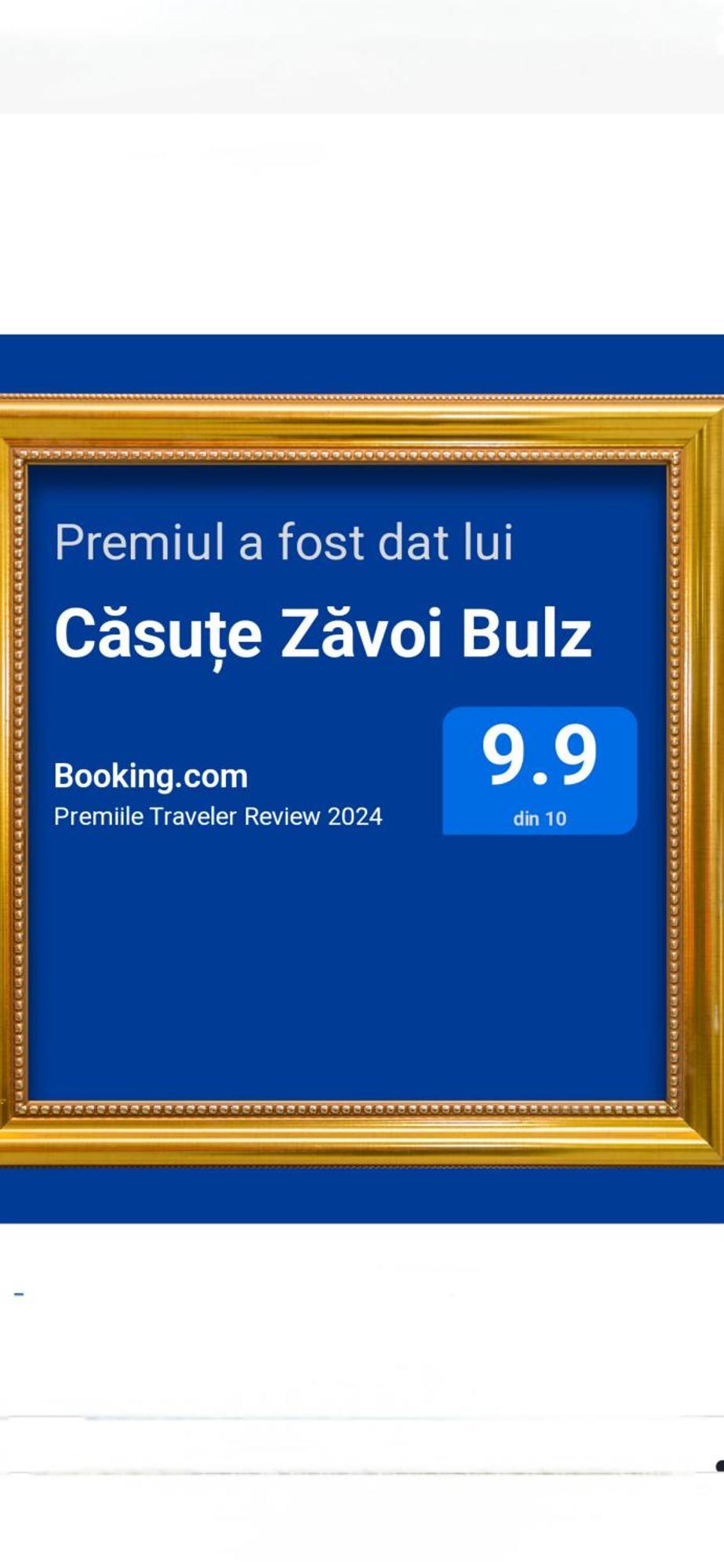 Vila Casute Zavoi Bulz Exteriér fotografie